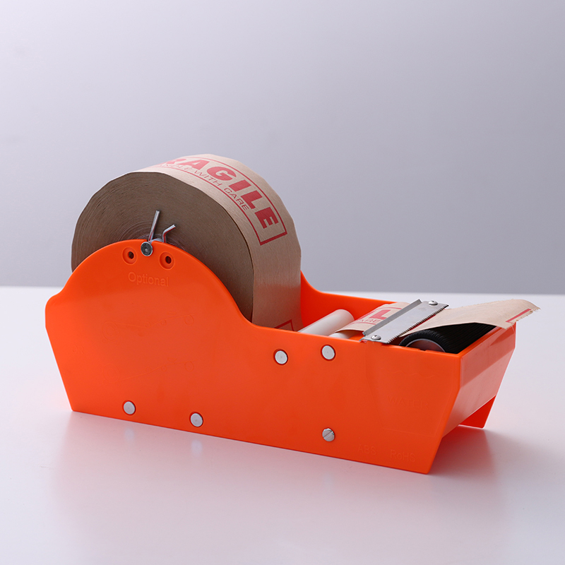 橙色湿水牛皮纸胶带切割机 手动湿水包装胶带切纸机 现货批发